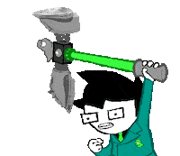 hammer time Sticker by Homestuck