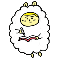 Book Sheep Sticker by ENAKISS