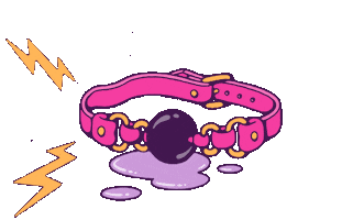 Johannes_Helgelin queer toy gag ballgag Sticker