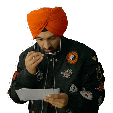 Diljit Dosanjh Hello Sticker by Zee Studios