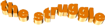 struggling the struggle Sticker by AnimatedText