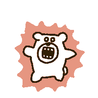 Dog Omg Sticker by takadabear