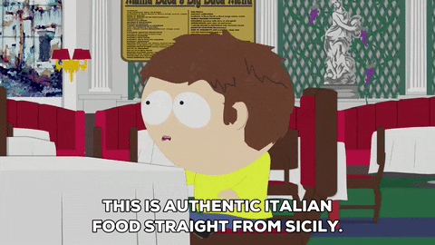 italian restaurant GIF by South Park 