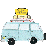 Viaje Furgoneta Sticker by My Sweet Valentine