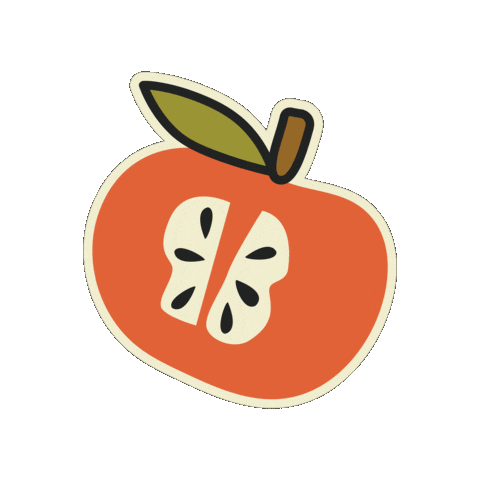 BestPartKids food eat apple fruit Sticker