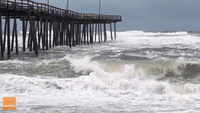 Stormy Morning at Jennette’s Pier in Nags Head