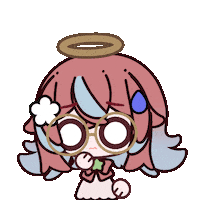HunniHime anime kawaii twitch streamer Sticker