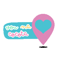 Heart Rainbow Sticker by Maria Cocota