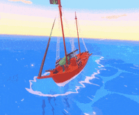 qag_games chill ocean underwater pirates GIF