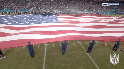 American Flag Football GIF by NFL