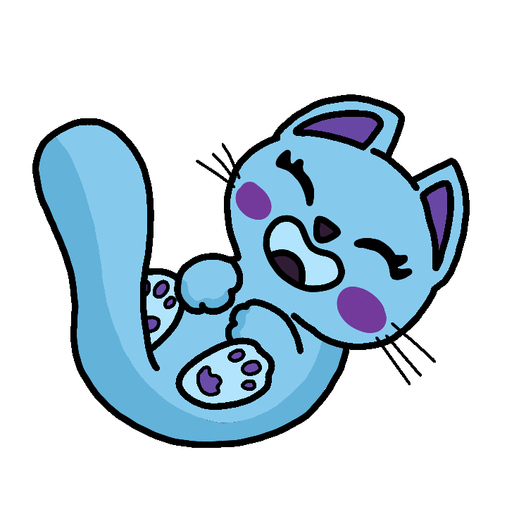 Happy Cat Sticker by Digital Pratik