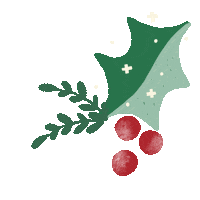 RockawayCandleCo christmas holiday winter home Sticker