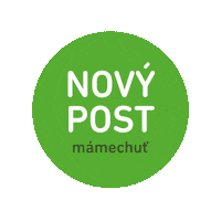 New Post Brand Sticker by MámeChuť Raw&Bio e-shop