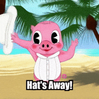 Beach Wind GIF by The Pigasso
