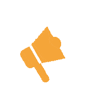 Dulidaily new yellow attention announcement Sticker