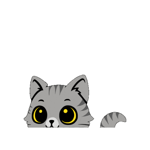 Cat Hello Sticker