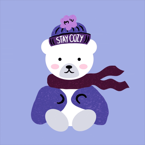 Stay Warm Cold Weather GIF by Jessica Lau