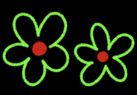 Drawing_ridung flower 꽃 cute flower spring flower GIF