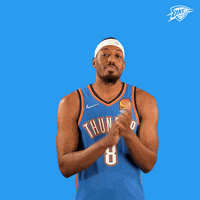 Oklahoma City Clap GIF by OKC Thunder