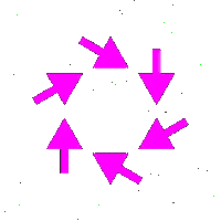 Stars Arrows Sticker