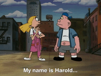 hey arnold nicksplat GIF