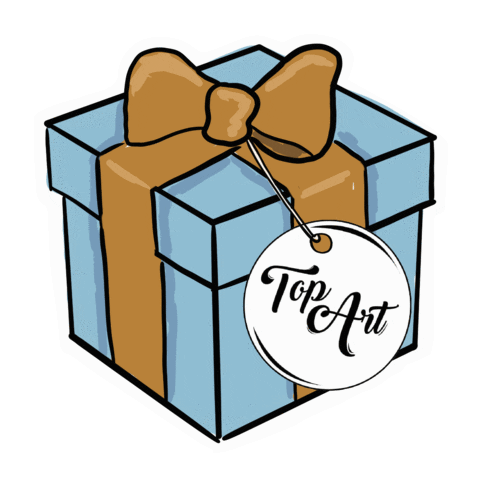 טופ ארט Sticker by Top Art