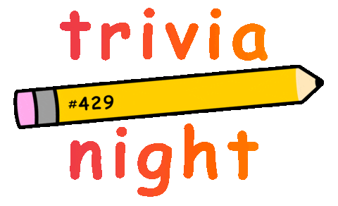 Trivia Night Sticker by Troupe429