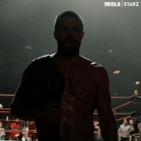 Stephen Amell Wrestling GIF by Heels