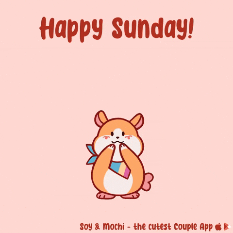 Happy Sunday Sun GIF by SoyandMochi
