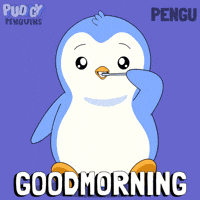 Getting Ready Good Morning GIF by Pudgy Penguins