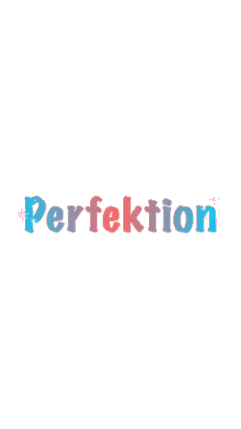 Perfektion Sticker by Blickschmiede