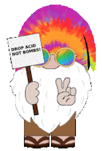Hippie Gnome Sticker