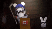 Hockey Celebrate GIF by Ubisoft Canada