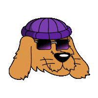 Dog Flying Sticker by NJoe