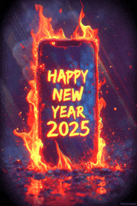 Happy New Year Good Luck GIF by PEEKASSO