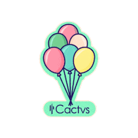 Cactvs balao financas cactvs microcredito Sticker