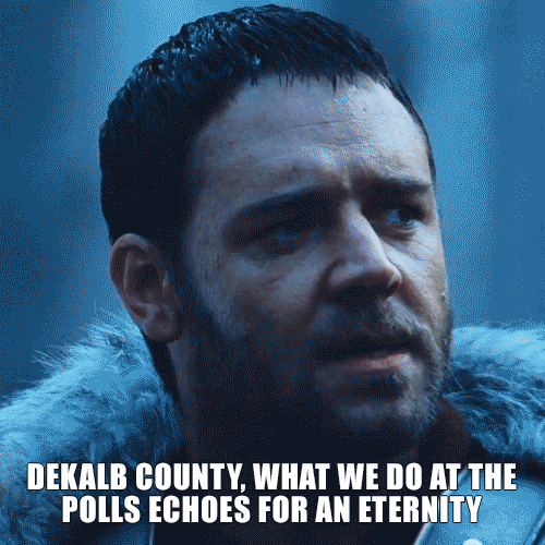 Vote Early Dekalb County GIF by Creative Courage