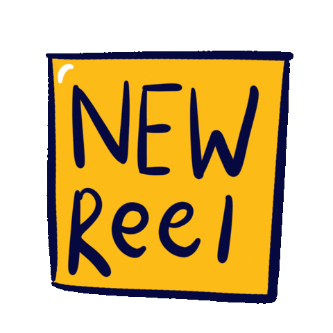 New Post Reel Sticker
