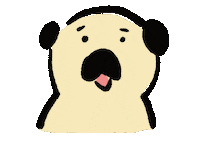 Happy Dog Sticker