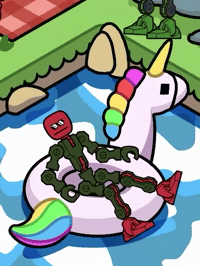 Floating on a Unicorn