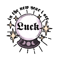 New Year Moon Sticker by chiara