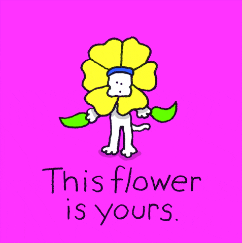 Flower Love GIF by Chippy the Dog