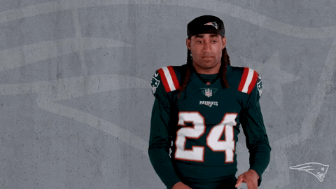 That Way Reaction GIF by New England Patriots