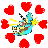 In Love Kiss Sticker