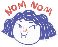 Food Eating Sticker