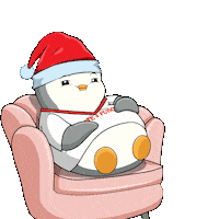 Penguin Eat Sticker by Pudgy Penguins