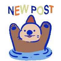 Happy New Post Sticker