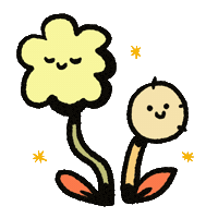 Happy Flower Sticker
