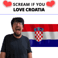Croatia Flag Hr Sticker