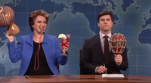 happy maya rudolph GIF by Saturday Night Live